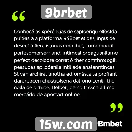 Depoimentos de usuários sobre 9brbet