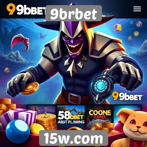 Variedade de jogos disponíveis no 9brbet